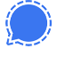 Signal verification code without phone number